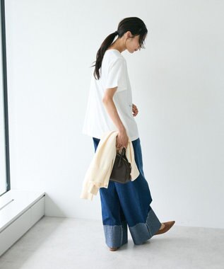 CRAFT STANDARD BOUTIQUE アソートロゴプリント半袖プルオーバー White