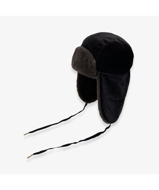 林八百吉商店 un chapeau  コーデュロイアビエイター グレー