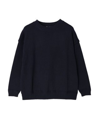 CRAFT STANDARD BOUTIQUE ガンジーニットプルオーバー Navy