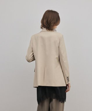 GRACE CONTINENTAL ピークドダブルジャケット ベージュ