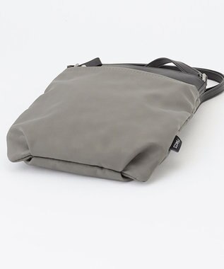 Y'SACCS Polka Dots　タックラウンドショルダー グレー