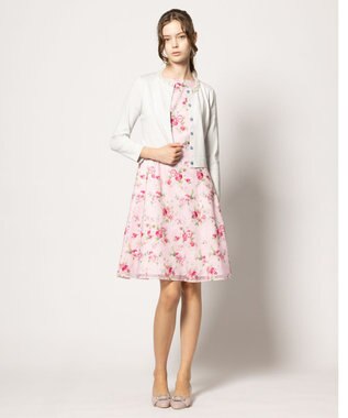 TOCCA WINTER PANSY ドレス ピンク系7