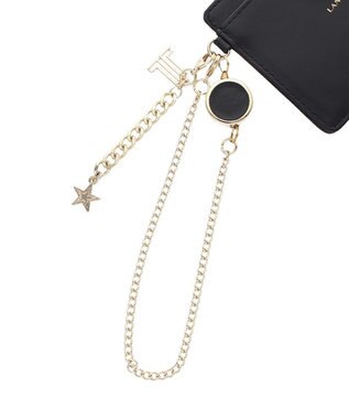 LANVIN en Bleu ルナ リール付きパスケース ブラック