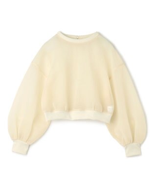 uncrave シアー ラッセル トップス（uncrave WHITE） エクリュ