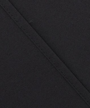 #Newans 【洗える/セットアップ可能】ハシゴレースビブデザインシャツ ブラック