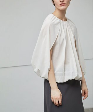 BEIGE， 【洗える】BAC / バルーンシルエットブラウス Ecru