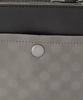 Y'SACCS Polka Dots　タックラウンドショルダー グレー