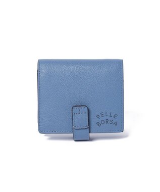 PELLE BORSA 二つ折りミニ財布 Very Goods ベリーグッズ 7202 ブルー
