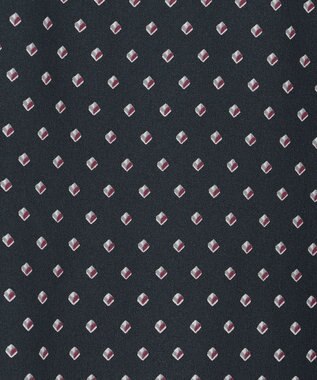 J.PRESS LADIES L 【洗える】ジオメトリックプリント ブラウス ブルーグレープリント系