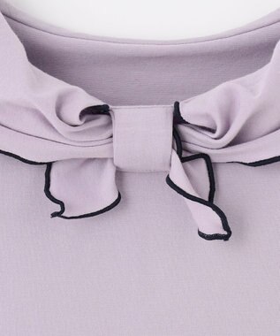 組曲 KIDS 【110-140cm】セーラーリボン Tシャツ ラベンダー系