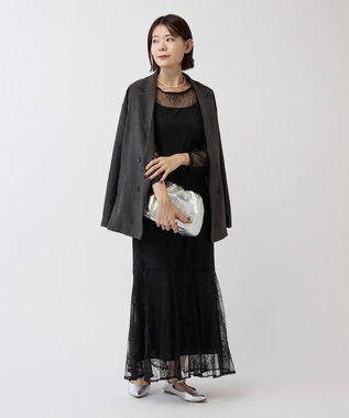 russet レザー巾着4WAYショルダーバッグ(CE-1454) Silver