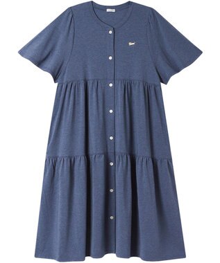 tsumori chisato SLEEP ツモリチサト ワンピース 5分袖 半袖 ルームウエア 綿混ベア天竺 ロング丈(ふくらはぎ付近) レディース UNT156 /ワコール コン