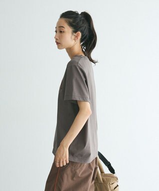 CRAFT STANDARD BOUTIQUE アソートロゴプリント半袖プルオーバー Charcoal Gray