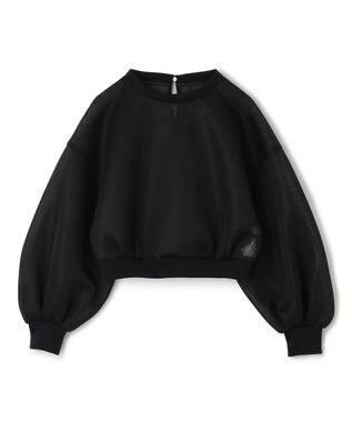 uncrave シアー ラッセル トップス（uncrave WHITE） ブラック