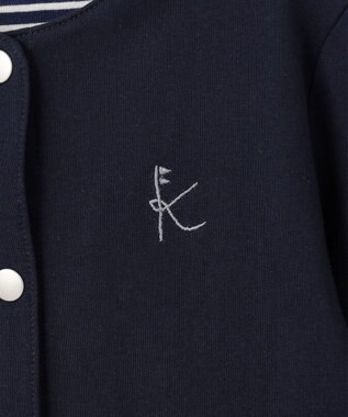 組曲 KIDS 【110-140㎝】スナップボタン カーディガン ネイビー系