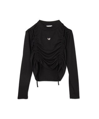 WEGO カットアウトドロストバタフライT ブラック