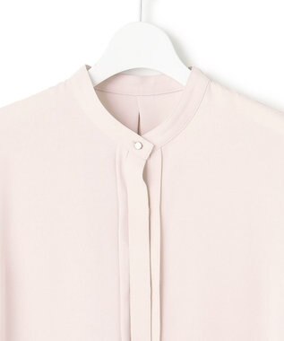 23区 【洗える】バックサテンアムンゼン ブラウス ピンクベージュ系