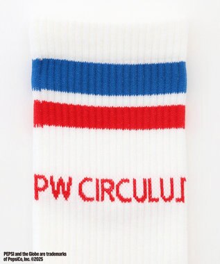 PW CIRCULUS 〈Pepsiコラボ〉【UNISEX】オリジナルソックス ホワイト系