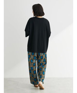 Green Parks アシメトリーデザインチュニック Black