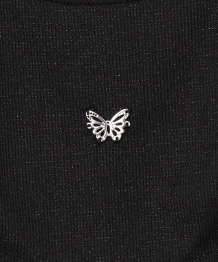 WEGO カットアウトドロストバタフライT ブラック