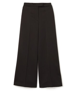 JOSEPH 【洗える】ドレーピーベネシャン　ワイドトラウザーズ Black