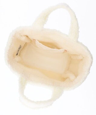 LeSportsac SMALL TWO WAY DENIM TOTE/ホワイトデニム/クリームシェルパ ホワイトデニム/クリームシェルパ