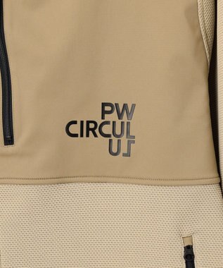 PW CIRCULUS 【MEN】DIMPLE  ジップアップ フーディ ベージュ系