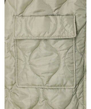 earth music&ecology キルティングハーフブルゾン Khaki