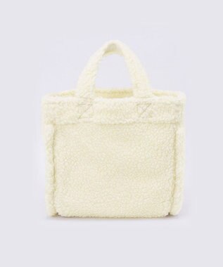 LeSportsac SMALL TWO WAY DENIM TOTE/ホワイトデニム/クリームシェルパ ホワイトデニム/クリームシェルパ