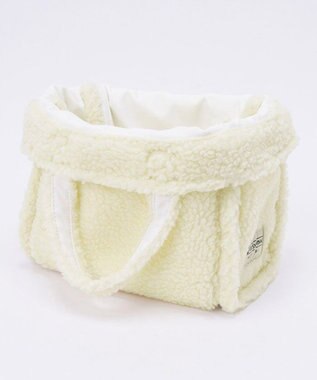 LeSportsac SMALL TWO WAY DENIM TOTE/ホワイトデニム/クリームシェルパ ホワイトデニム/クリームシェルパ