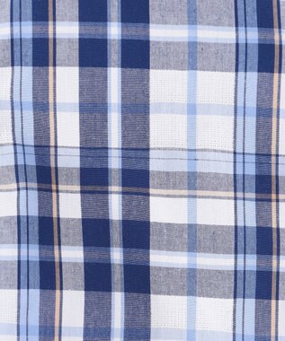 J.PRESS KIDS 【110-130cm】ロゴプリント チェックシャツ ネイビー系4