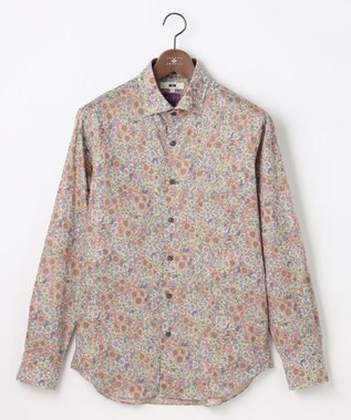 JOSEPH ABBOUD 【ジョセフ・アブード氏セレクト・英国LIBERTY社】リバティ シャツ ベージュ系6
