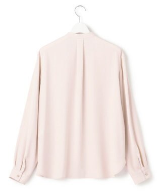23区 【洗える】バックサテンアムンゼン ブラウス ピンクベージュ系