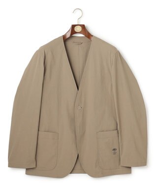 J.PRESS MEN 【J.PRESS ORIGINALS】【UNISEX】Nylon Polyurethane Dray Stretch No Collar Jacket ベージュ系