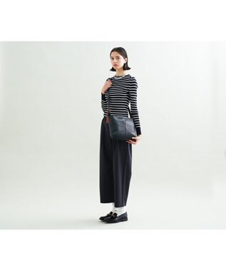 genten タスカ ショルダーバッグ ネイビー