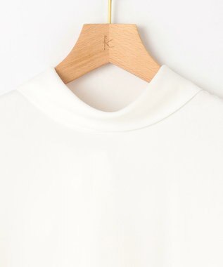 組曲 L 【KUMIKYOKU NAVY】ジョーゼットシフォン2WAY ボウタイブラウス パールホワイト系