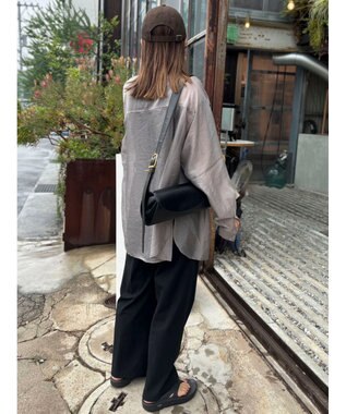 Green Parks ショルダースリット２ＷＡＹシャツ Gray