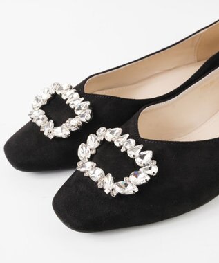 BONTRE 【MIONOTIS/ミオノティス】ビジューバックルパンプス/717B ブラック