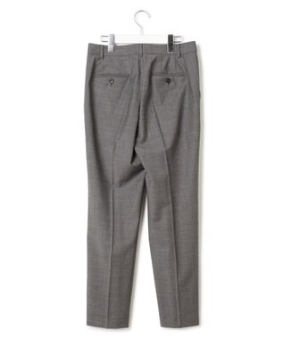 23区 L 【セットアップ対応】ラフィーネウール テーパードパンツ グレーミニチェック