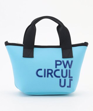 PW CIRCULUS 【新サイズ / 小さくなってもっと使いやすく！】【UNISEX】PW ロゴカートバッグ ゴルフ スカイブルー系