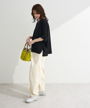 Green Parks 冷やっとすずやかドルマンプルオーバー Black