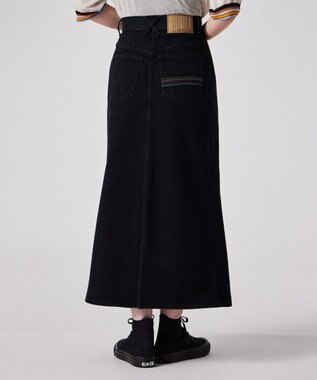 Paul Smith ブラック デニム ロング スカート ブラック