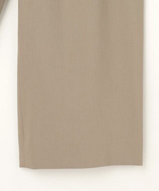 自由区 S 【セットアップ対応】リネンストレッチワイド パンツ カーキ