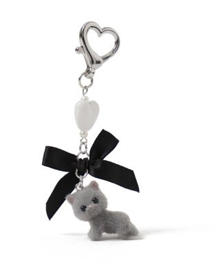 WEGO ハイハイキャットキーホルダー グレー