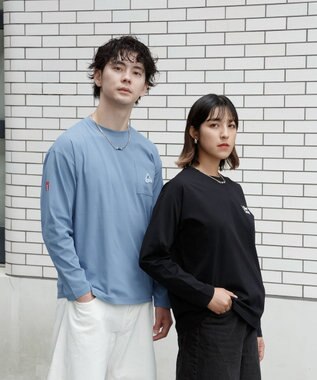 SHARE PARK LADIES 【UVケア・吸水速乾・ストレッチ・軽量 】バックプリントTシャツ（S・Mサイズ） ブラック系