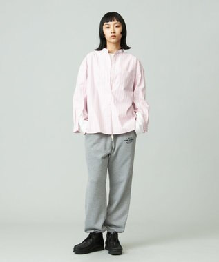 J.PRESS YORK STREET 【UNISEX】ワンポイントスウェットパンツ ライトグレー系