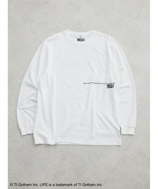 Green Parks ＬＩＦＥ　フォトプリントロングＴシャツ Black