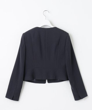 自由区 FORMAL 【お受験/セレモニーに】濃紺　洗える/衿取り外し　ワンピース+ジャケット ネイビー系