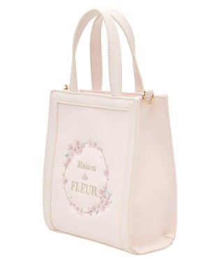 Maison de FLEUR sakuraスクエア2Wayトートバッグ Pink