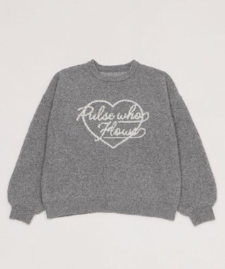 WEGO 【2025年秋冬新作】フラッフィーグラフィックニットBIGプルオーバー 柄9